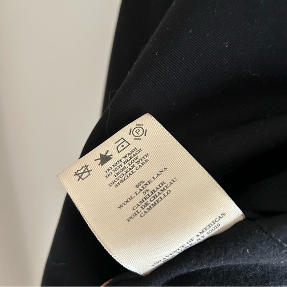 Burberry Vintage Men Black Lawrence Trench Coat with Removable Wool Vest Size 46 - Picture 7 of 16